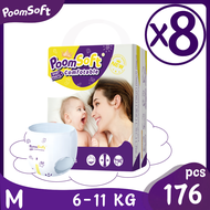 【เตรียมการจัดส่ง!!】Poomsoft แพมเพิส เดย์ไนท์แพ้นส์ Baby Pants ผ้าอ้อมเด็กสำเร็จรูป แพมเพิส เด็ก M/L/