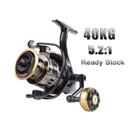 Mesin Pancing Fishing Reel Max Drag 40KG 1000-7000 Coil Spinning  Reel Fishing Double Spool High Speed Gear Reel