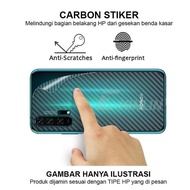 Carbon Skin REALME 3 5 5I 5S 6 7 8 7I 9 9I PRO PLUS Garskin Carbon 3D Anti-Scratch Back Anti-Fungus