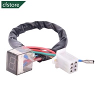 CFSTORE Universal Motorcycle Digital Gear Indicator LED 5 Digital Display Speedometer Indicator Moto