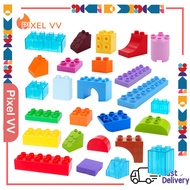 5PCS Duplo Accessories Building Blocks Compatible Duplo Building Toys Baby Large Particle Blocks Edu