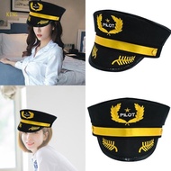 （High discounts）royalking.sg Stylish Flyer Hat Adjustable Captain Hat Sun Protecting Comfortable Hat