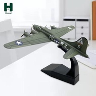 [Homyl] 1: 144 Alloy US B 17 Aircraft Model Miniature Professional Sturdy Multipurpose Realistic Met