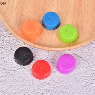 QIA 6pcs Reusable Silicone Bottle Caps Beer Cover Soda Cola Lid Wine Saver Stopper