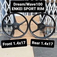 EX5-Dream/Wave100 Enkei Sport Rims with Bearings (1.4/1.4x17)