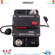 DEALSHOP Circuit Breaker, Recoverable Overcurrent Protection Circuit Breaker Switch, Useful Metal Vo