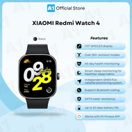 Xiaomi Redmi Watch 4 | 1.97" AMOLED Display | SpO2 Heart Rate Monitoring | 150+ Sport Modes | Built-