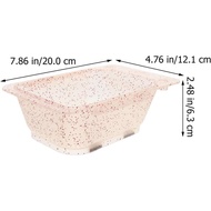Hair Dye Mixing Bowl 7.87X4.76X2.48In Plastic Salon Hair Color Accessories Holder for Diy Coloring a