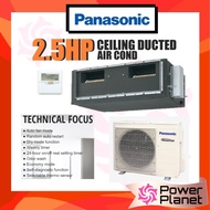 Panasonic 2.5HP S-22PF1H5-1 / U-22PV1H5-1 Ceiling Ducted Non Inverter Air Conditioner / S-22PF1H5 / U-22PV1H5-1 AC
