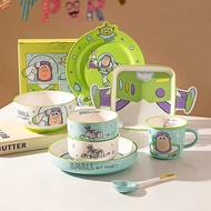 ❤Molly Preferred Buzz Lightyear Tableware Ceramic Tableware Children Tableware Cute Tableware Rice B