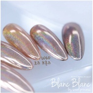 Blanc W60 Nail Polish Powder In A Jar 0.3g. Different Colors Will Give Effects. Mirror