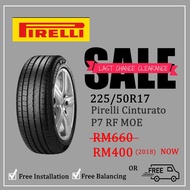 225/50r17 Pirelli P7 Runflat MOE for Mercedes 17inch C-class W205 TyreTireTayar(promo18) clearance s