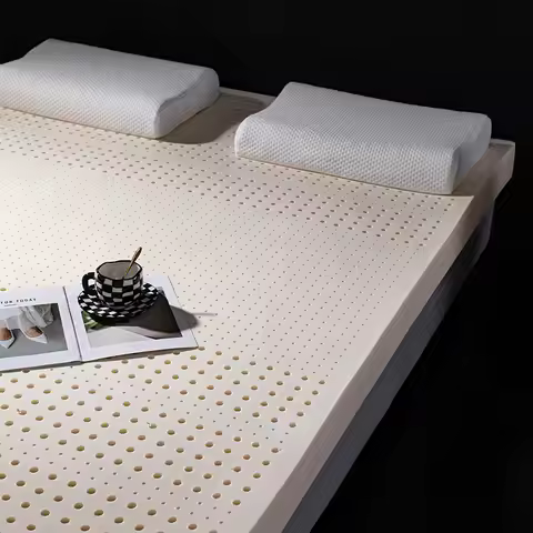Mattress Premium Latex 180x200 cm Premium Latex Mattress 95% Talalay Process 7.5cm Firm 85D Breathab
