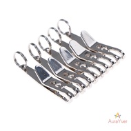 [AuraYuer] 5pcs mini edc gear pocket suspension clip hanger tool key ring keychain New
