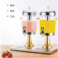 Maolin Juice Cooking Vessel Stainless Steel Commercial Transparent Single Double Head Three Head Blender Buffet Orange Juice Cold and Hot Drink Barrel