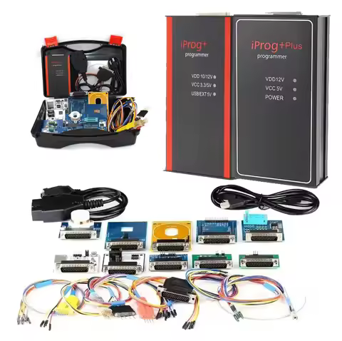 2025 Best V777 V87 Iprog+Plus Full Adapters 3in1 Support IMMO+ Correction+ Reset Replace Carprog IPR