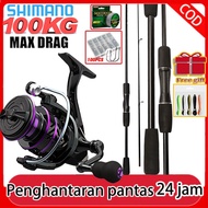 Shimano pancing set barang pancing set abu garcia rod abu garcia reel set pancing murah bc murah