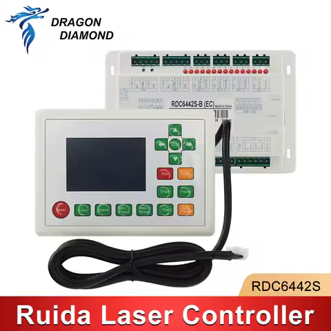 Original Ruida RDC6442S Controller System Set With 24V Power Switch Power Supply For CO2 Laser Engra