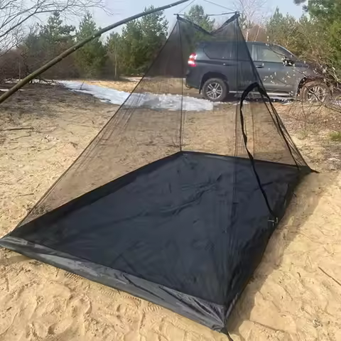 Outdoor Dense Mesh Mosquito Net Blocks 99% of Insects Ultralight Tent‘s Inner Tent Rodless Portable 