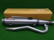 ท่อโพเดียมวัน เวฟ125เก่า ท่อpo1 ปลายดิบ ผ่าหมก มี มอก W100 UBox  คอ25ออก32 มิล ท่อผ่าw125 ท่อแต่ง