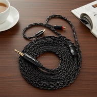 KBEAR ST12 2-Pin MMCX/QDC IEM Cable 8x4N OFC Silver-Plated for KZ ZS10 ZSTX CCA C10 Kabel IEM KBEAR 