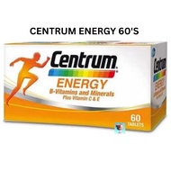 Centrum Energy Multivitamin-Multimineral Plus Vitamin C & E  Exp:01/2027