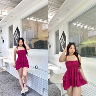 NUY RUFFLE MINI DRESS - MODERN KOREAN STYLE PARTY DRESS FOR WOMEN 60s