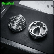 MagiDeal Direct Connect Air Compressor Cylinder Head Metal Body Reciprocating Compressor Head Coolin