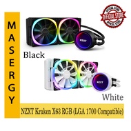 NZXT Kraken X63 RGB Black/White 280mm (AIO) Liquid Cooler (LGA 1700 Compatible)