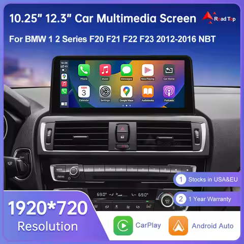 Wireless Carplay Multimedia Screen For BMW 1 2 Series F20 F21 F22 F23 F45 F46 Support Carplay Androi