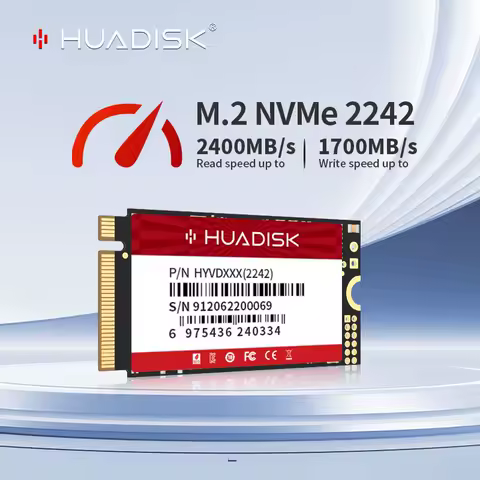 HUADISK NVMe M.2 SSD 2242 PCIe Gen3.0 TLC128GB 256GB 512GB 1TB Internal Solid State Disk For Laptop 