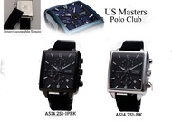 US Master Polo Club นาฬิกาผู้ชาย  สายเรซิ่น  รุ่น 
*AS14.251-IPBK  กรอบดำ
*AS14.251-BK    กรอบเงิน  (ส่งฟรี)