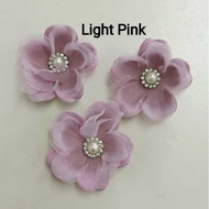 [3pcs, 6pcs] F103-Bunga 3D/ Handmade 3D Fabric Flowers (50mm)