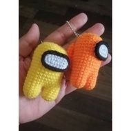 Among Us Crochet Keychain