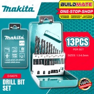 MAKITA Drill Bit Set 13 PCS/SET 1.5-6.5mm D-54075 - BUILDMATE -