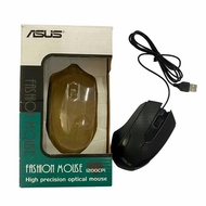 ASUS OPTICAL WIRED MOUSE for Laptop &amp; Desktop Computer Basic Office Mouse (Black)