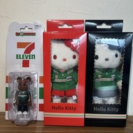 日本7-11 hello kitty 制服腳長版公仔吊飾 be@rbrick 100% 公仔掛件 seven 日本代購 日本直送
