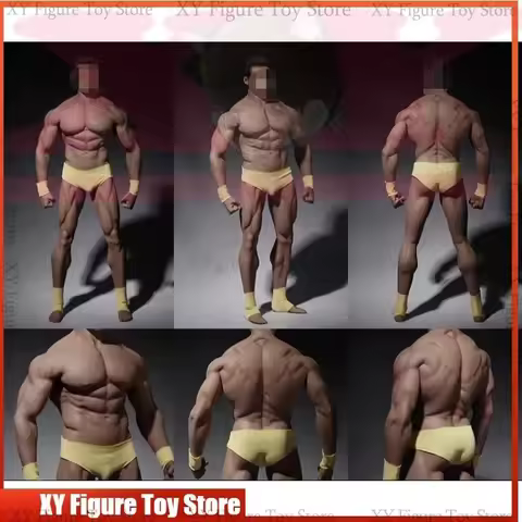 (In Stock) Phicen TBLeague M34 1/6 Headless Steel Bone Muscle Bodybuilding Arnold Male Body Mobile P