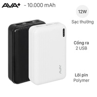 Pin sạc dự phòng Polymer 10000mAh AVA+ DS609A Trắng và Đen hàng like new chính hãng 100% bảo hành 12