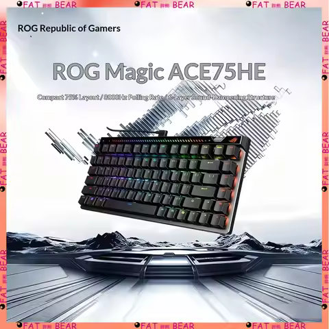 ROG ACE 75 HE Magnetic Axis Keyboard V2/V2X Magnetic Axis 8K Return Rate Six Layer Mute Esports Gami