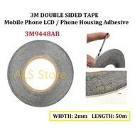 hook [3M 9448AB] Black Double Sided Adhesive Tape Sticky for Mobile Phone LCD - 2mm, 50meters