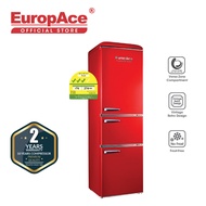 EuropAce Retro 3 Door Refrigerator - ER 7256W