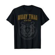 Mens cotton T-shirt Twin Tiger Sak Yant Muay Thai T-Shirt T-Shirt Fast Shipping 4XL 5XL 6XL