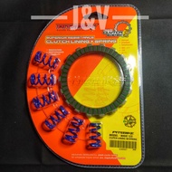 ◑✶∏PITSBIKE CLUTCH LINING WITH SPRING FOR WAVE 125/RS 125/XRM 125