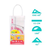 Thien Long Point 10 Ruler SR-012, Thien Long Ruler Kit