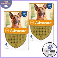 Advocate for Dogs For Extra Large Dogs Over 25Kg (Blue) 6 Pipettes