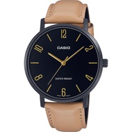 Casio นาฬิกาข้อมือผู้ชาย สายหนัง รุ่น MTP-VT01L ของแท้ประกันศูนย์ CMG