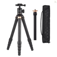 Andoer Portable Camera Tripod Stand Aluminium Alloy 360° Rotatable Ball Head 5kg/11lbs Load Capacity