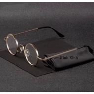 Zon Glasses High Quality Metal Round Eyes - Small Diameter 4,0 cm