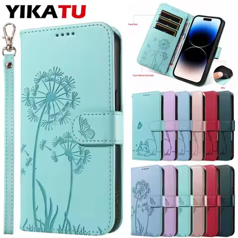 Wallet Leather Case For Huawei Mate 10 20 Lite P Smart Y5 Y6 Y6S Y7 Y9 Prime 2018 2019 Flip Slot Sta